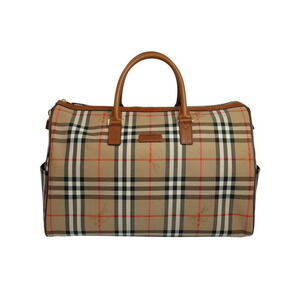 Burberry Check Boston Bag